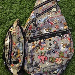 Tokidoki Lesportsac Transporto Nuvola sling bag